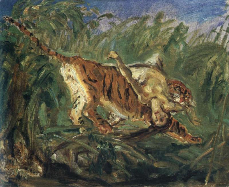 Max Slevogt tiger in the jungle oil painting picture